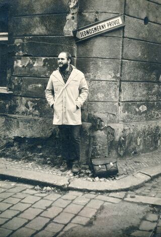 Martin Semrád, Stará Boleslav, 1984. Zdroj: archiv pamětníka